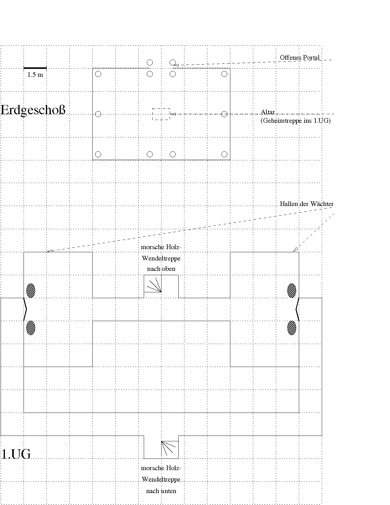 Karte des Tempels 1
